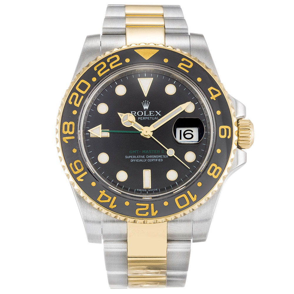 Rolex GMT Master II 116713 Automatic Silver Dial Steel Case, Mens Watch 40mm