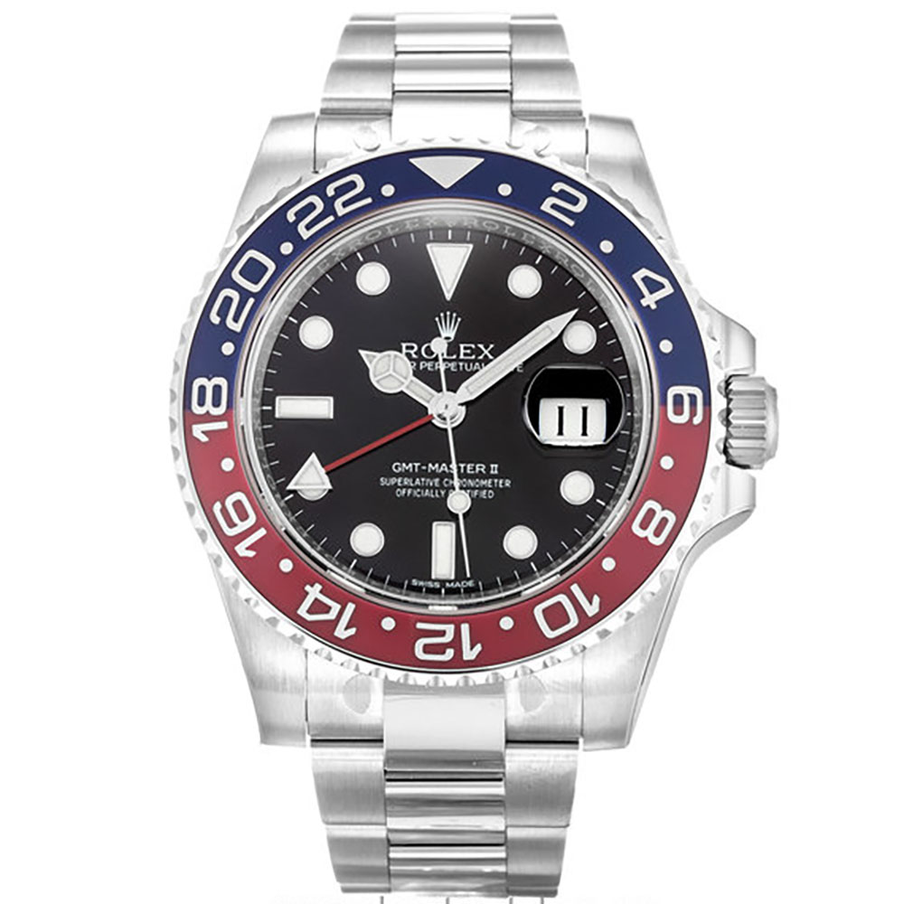 Rolex GMT Master II - 116719 - Automatic - Steel Case - Mens Baton Dial Watch