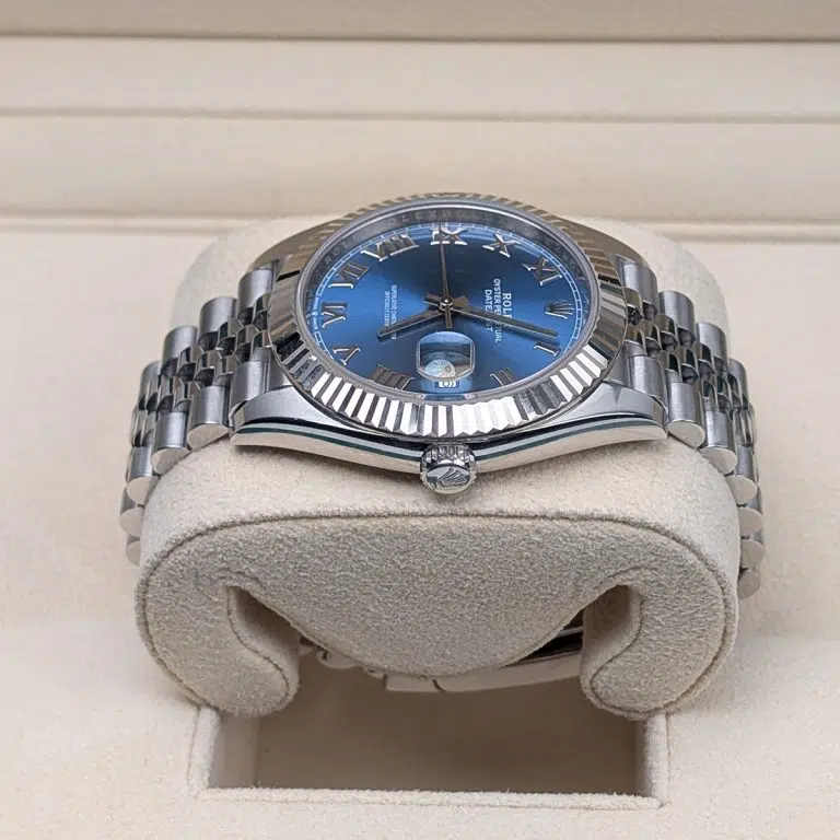 DateJust 41 126334 QF 1:1 Best Edition 904L Steel Blue Roman Dial on Jubilee Bracelet QF3235 (149g)