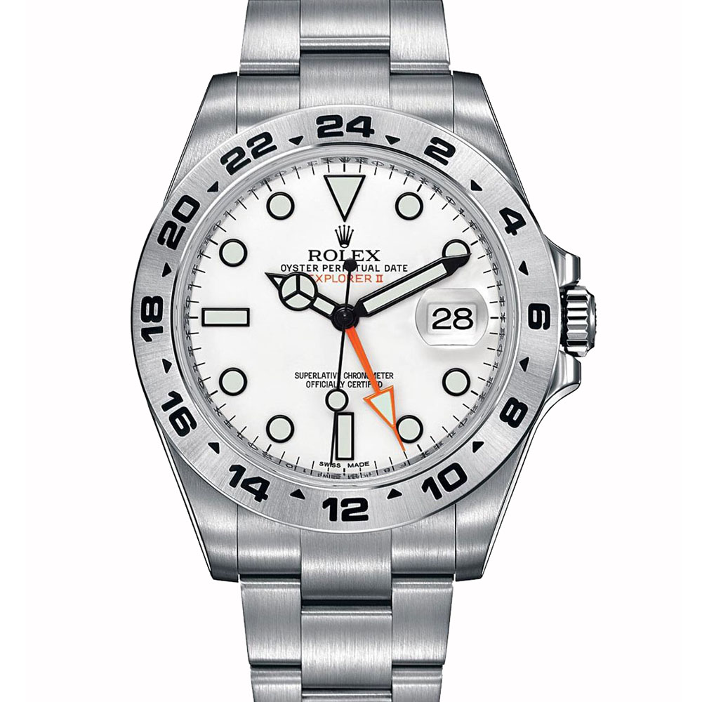 Rolex Explorer II White 42mm 216570WSO Automatic 316 Steel Watch, Replica Watch