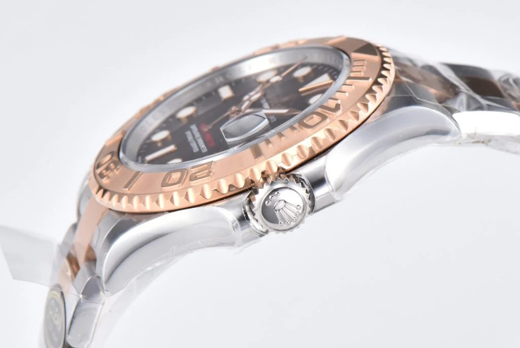 Rolex Yacht-Master 126621-0001 40mm Clean Factory 1:1 904L Brown Dial 3D Rose Gold Bezel on Rose Gold &amp; Steel Two Tone Super Clone