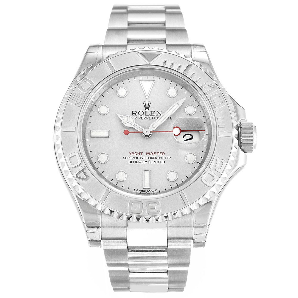 Rolex Yacht-Master 116622 AUTO | 316 Steel | Silver Dial Mens Watch