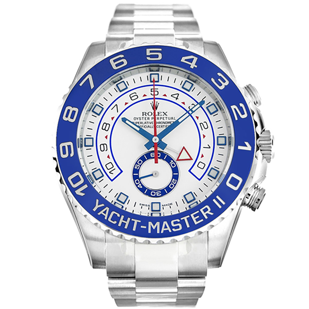 Rolex Yacht-Master White 116680 Replica Watch Automatic Mens 44mm Steel Case