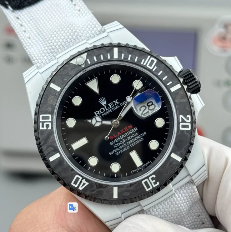 PPM Factory Single Red Blaken Rolex Submariner