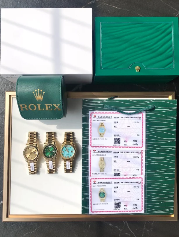 Rolex Day-Date 36mm Wrapped 18K Yellow Gold