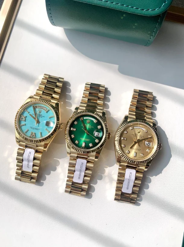 Rolex Day-Date 36mm Wrapped 18K Yellow Gold