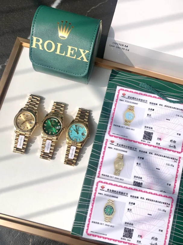 Rolex Day-Date 36mm Wrapped 18K Yellow Gold