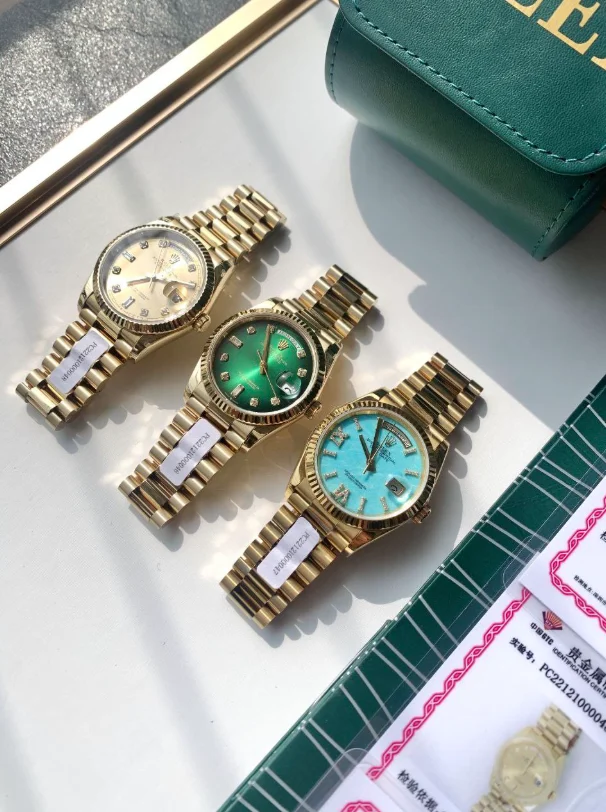 Rolex Day-Date 36mm Wrapped 18K Yellow Gold