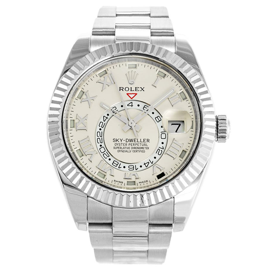 Rolex Sky-Dweller 326939 Automatic Silver Dial Steel Case, 42mm Mens Watch
