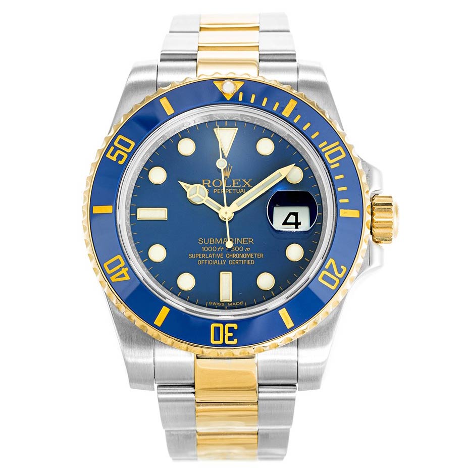 Rolex Submariner 116613LB Replica Watch, Automatic, Blue Dial, Steel Case, 40MM, Mens, Stainless