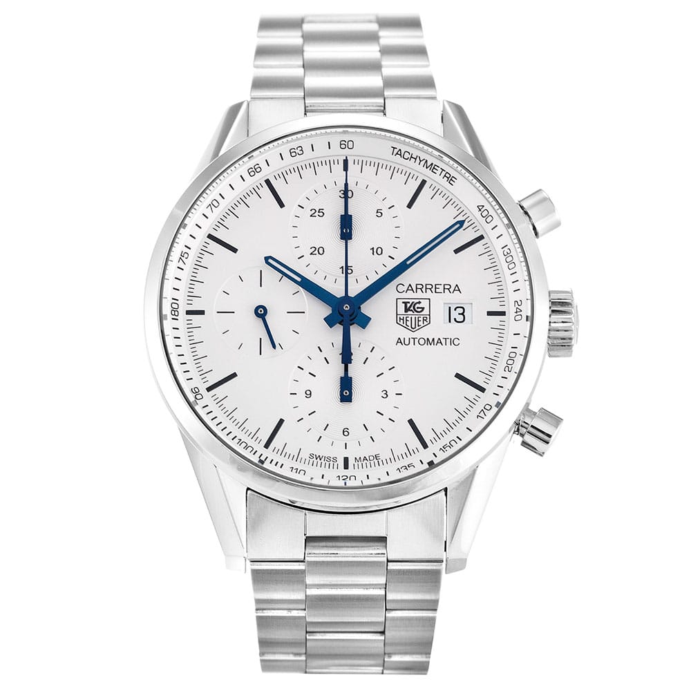 Tag Heuer Carrera CAR2211.BA0721 Quartz 39mm 316 Steel Silver Dial Replica Watch