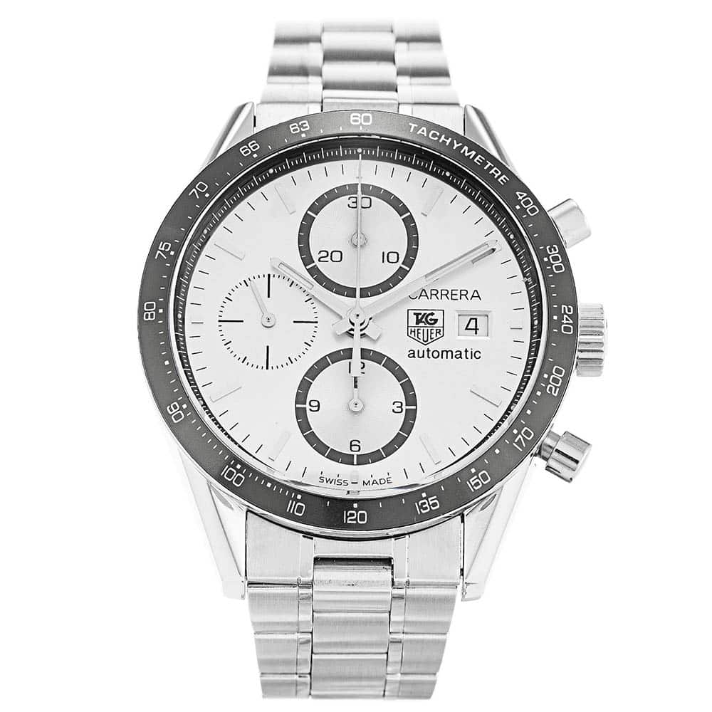 Tag Heuer Carrera CV2011.BA0786 Replica Watch, Quartz Movement, 41mm Silver Dial, 316L Steel Case