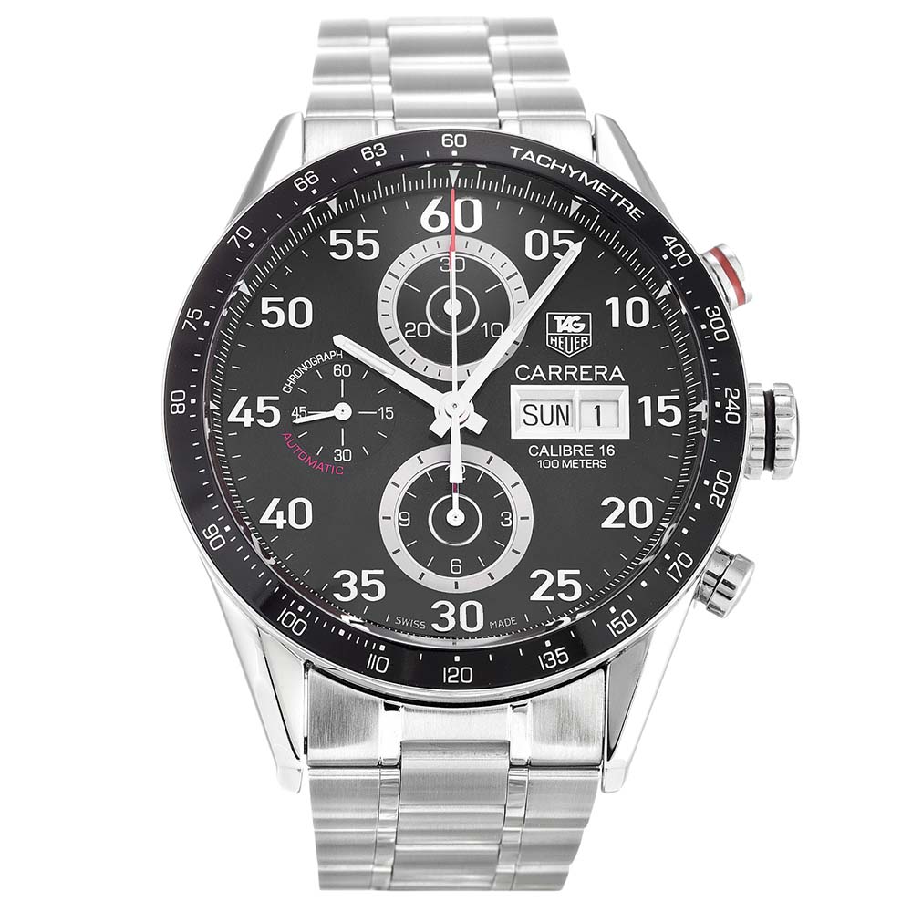 Tag Heuer Carrera CV2A10.BA0796 Replica Watch, Quartz Movement, 43mm Stainless Steel Case, Black