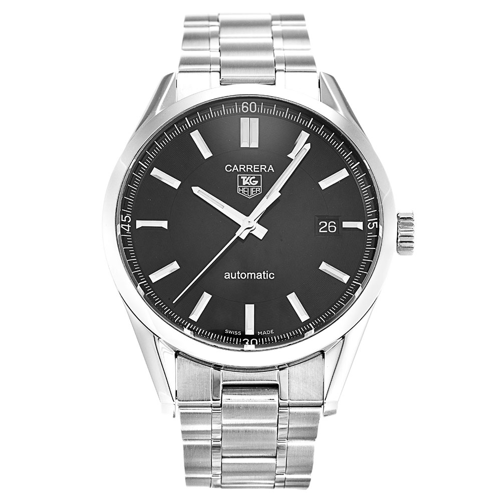 Tag Heuer Carrera Replica Watch, Automatic Movement, 39MM, Black Dial, 316L Stainless Steel Case &