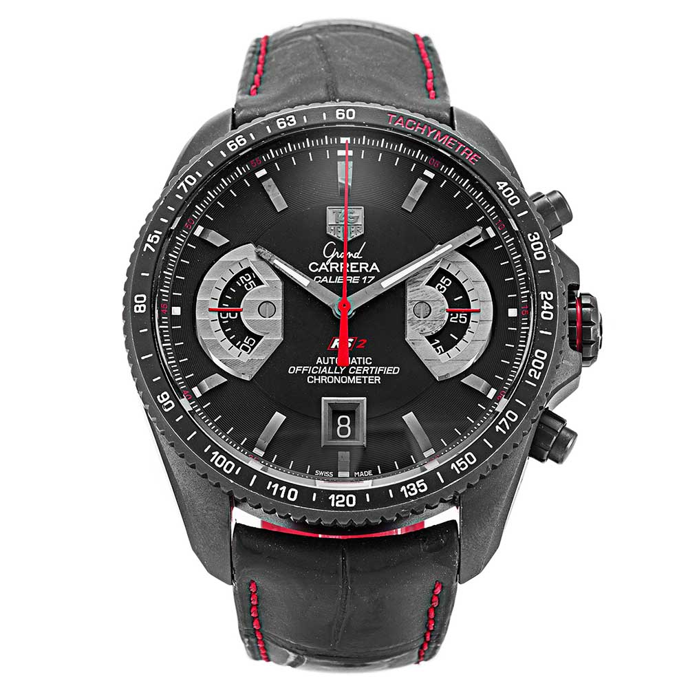 Tag Heuer Grand Carrera Replica Watch CAV518B.FC6237, Quartz Movement, 43mm Stainless Steel Case