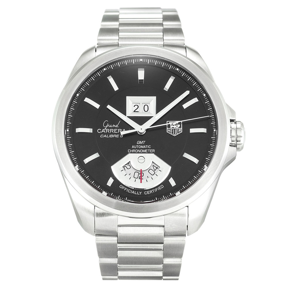Tag Heuer Grand Carrera WAV5111.BA0901 - Automatic - 42.5MM Steel Case - Black Dial Replica Watch