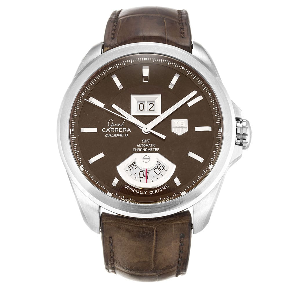 Tag Heuer Grand Carrera WAV5113.FC6225 Replica Watch Automatic Mens 42mm Steel Case Brown Dial