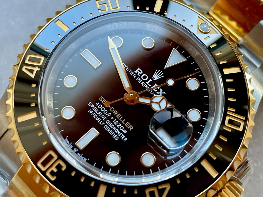 Sea-Dweller 43mm Two Tone SS/YG 126603 VSF Best Edition Black Dial on SS/YG Bracelet VS3235
