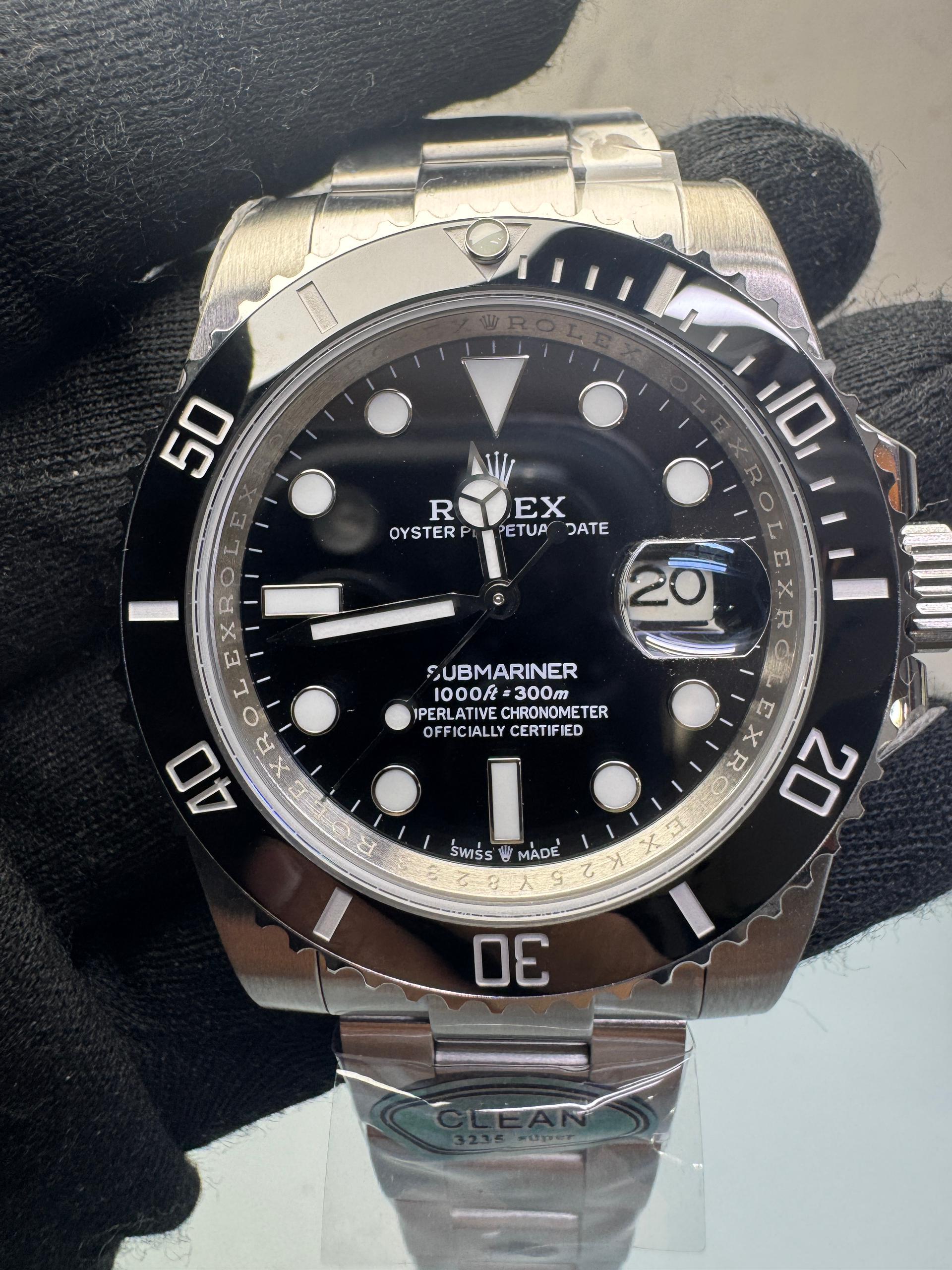 Rolex Submariner Black Dial 126610LN Super Clone V2