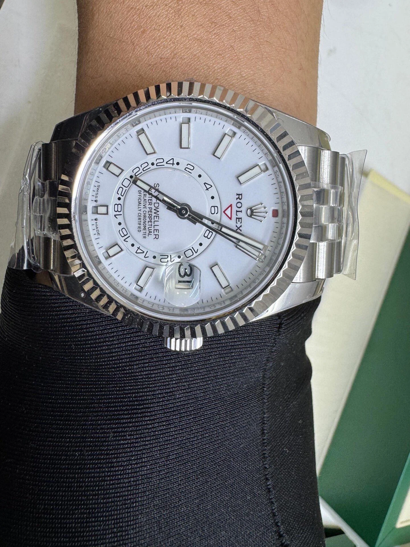 Sky-Dweller White Dial Jubilee Bracelet 326934 super clone