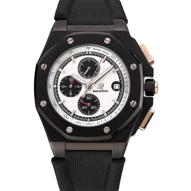 Audemars Piguet RO Offshore 621432 Quartz Japanese Silver Dial Replica Watch