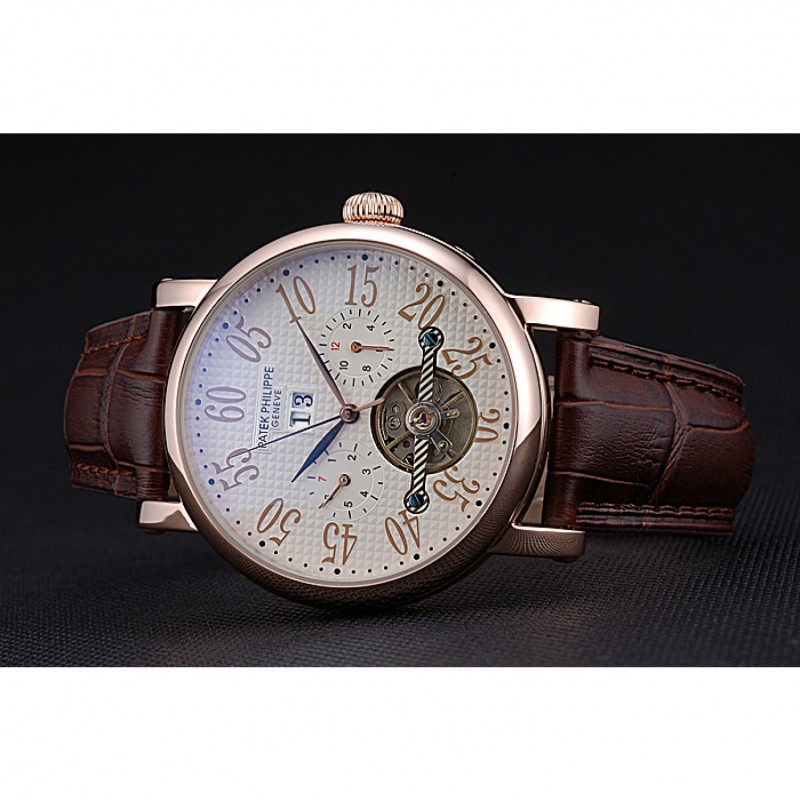 Patek Philippe Grand Complications 622255 - Automatic - 18k Rose-Gold Plated - White Dial - Replica