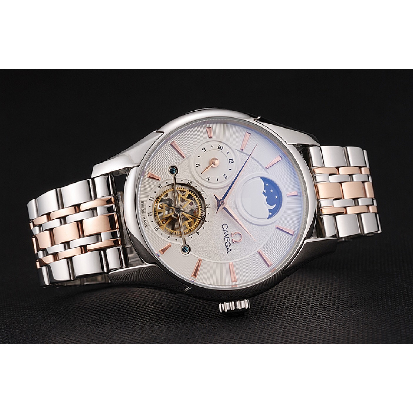 Omega De Ville - Automatic - White Dial - Men's Watch - 55 x 45 mm - Japanese Quality - Replica