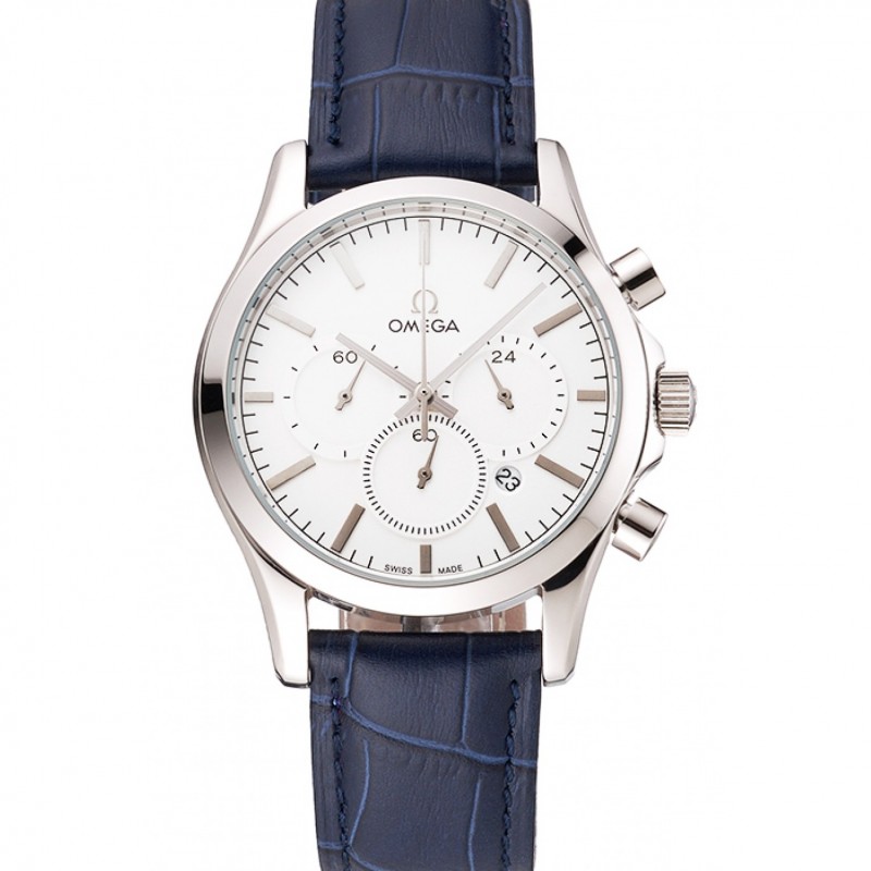Omega Chronograph Watch, 15202ST.OO.1240ST.01, Automatic, White Dial, Replica Watch