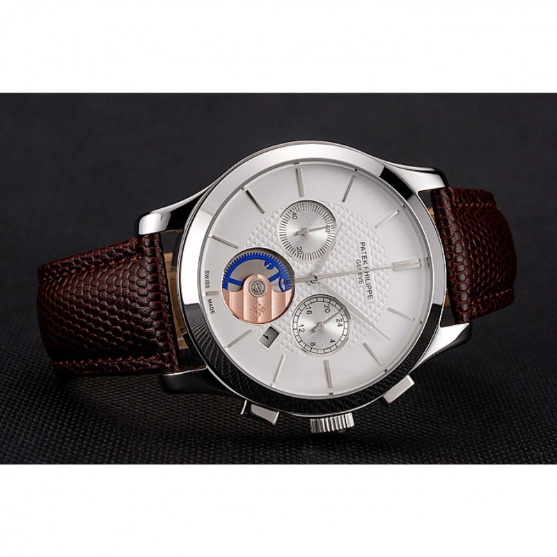 Patek Philippe Chronograph - 15202ST.OO.1240ST.01 - Automatic - White Dial - Men's Replica Watch