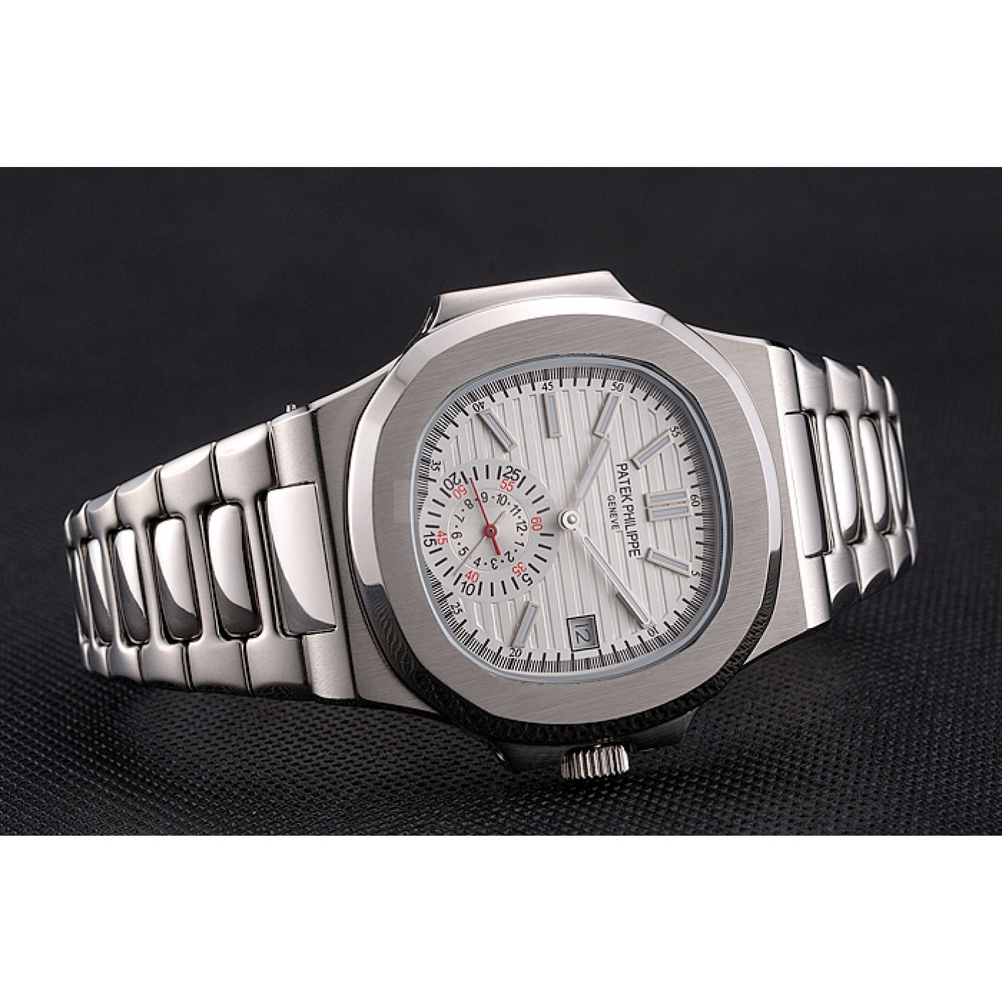 Patek Philippe Nautilus Replica Watch, Automatic Movement, Japanese Quality, Brushed Steel Case