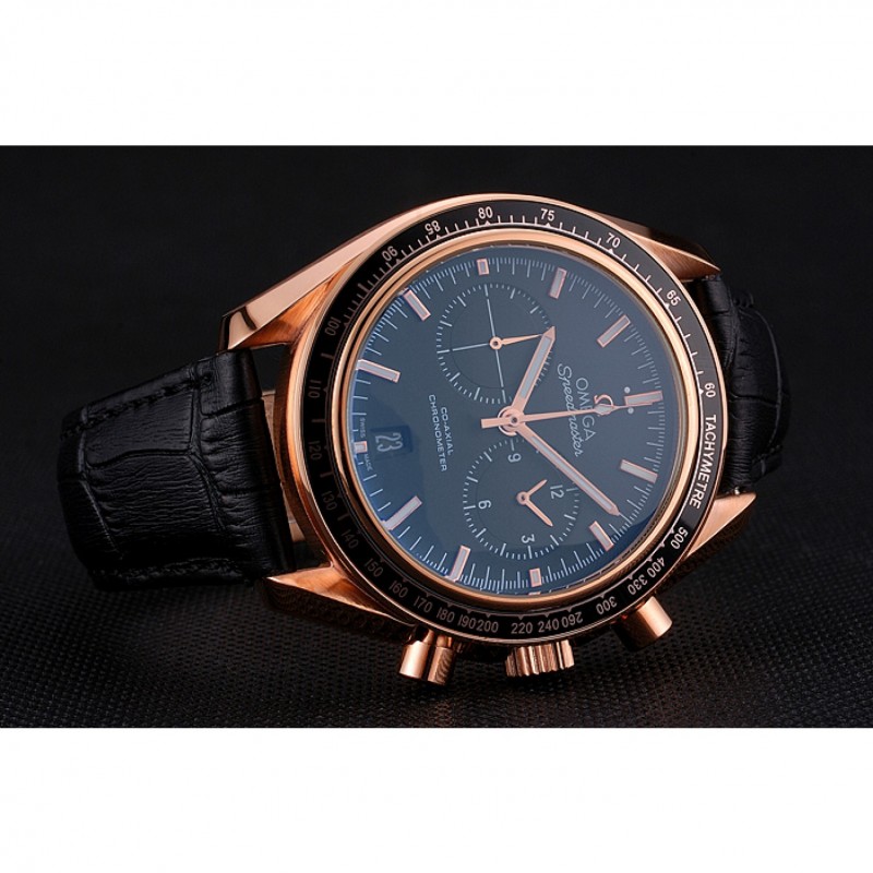 Omega Speedmaster - Quartz Replica Watch - 622809 - Automatic - 18k Rose-Gold Plated Case