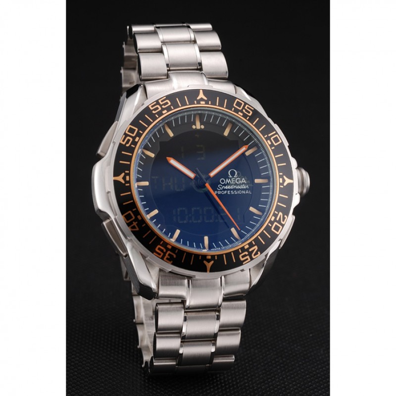 Omega Speedmaster | Omega | 15202ST.OO.1240ST.01 | Automatic | Quartz Battery | Silver Blue