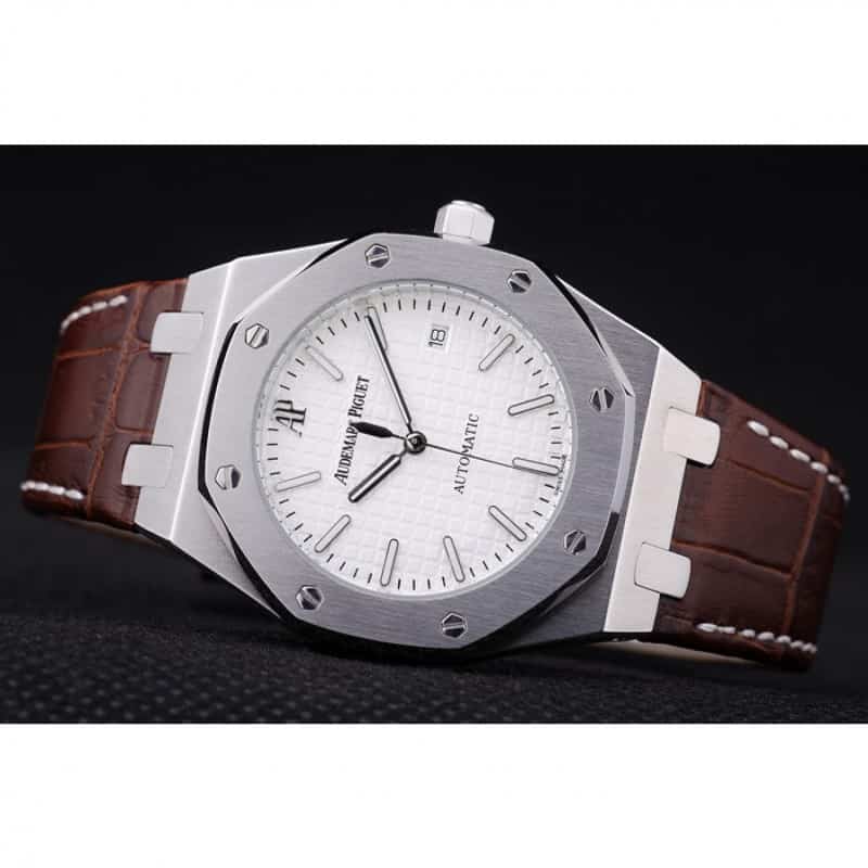 Audemars Piguet Royal Oak 3371 Automatic - White Dial - Brushed Stainless Steel - Men's Replica