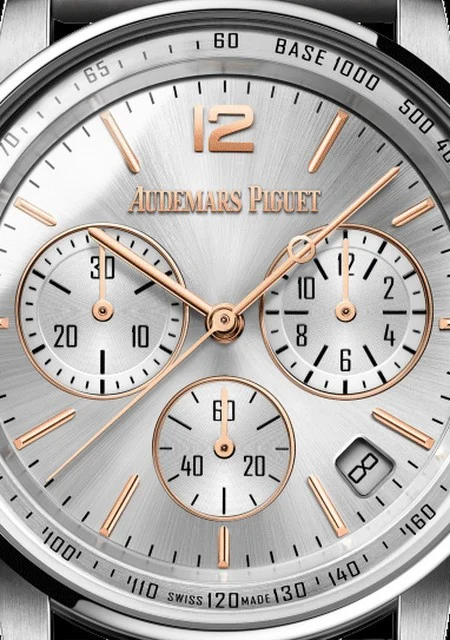 Code 11.59 Chrono 26393 SS APSF 1:1 Best Edition Silver Dial On Gray Leather Strap Super Clone SA4401