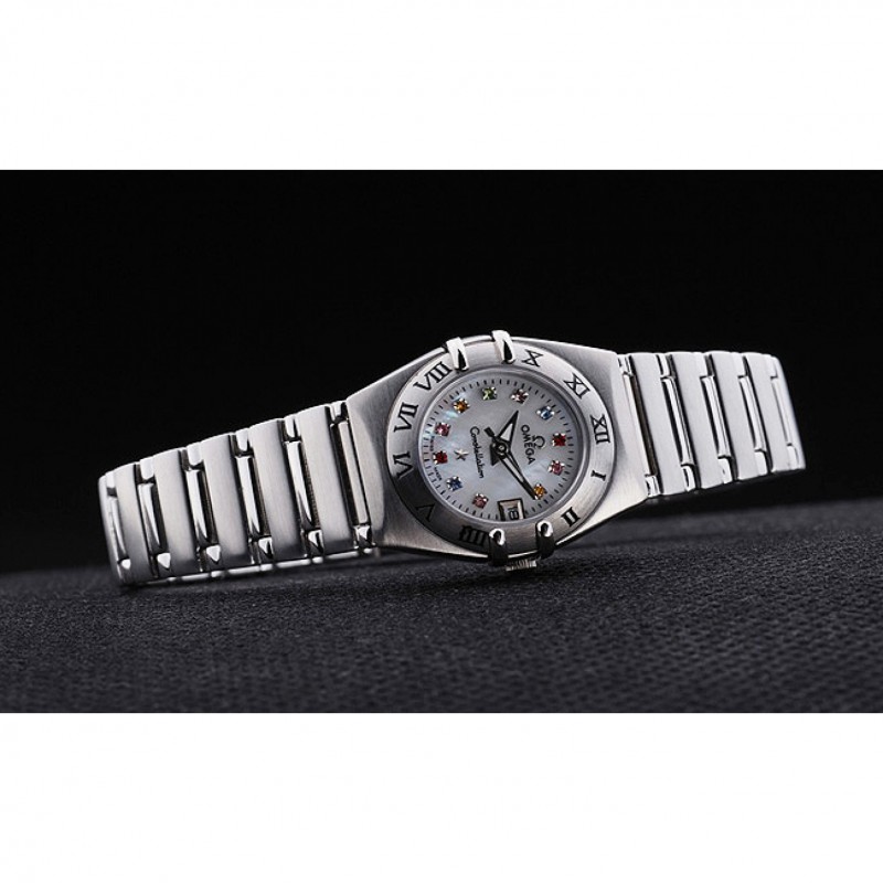 Omega Constellation Quartz Watch, Silver Dial, Stainless Steel Case & Bracelet, Model