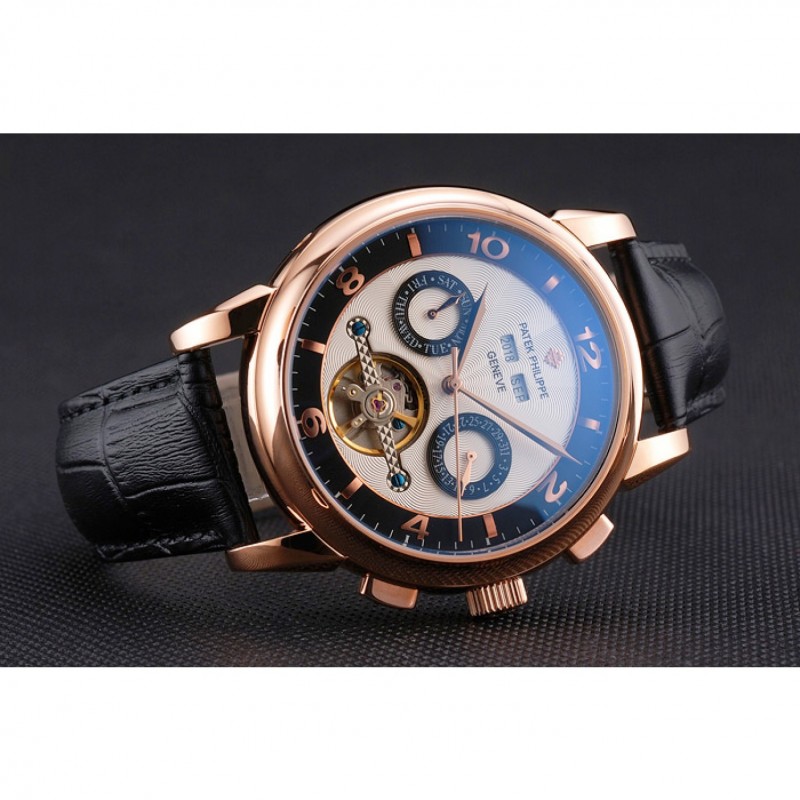 -PP-Perpetual-Coll-Replica Watch - Automatic - 18k Rose-Gold - Sapphire Crystal - Men
