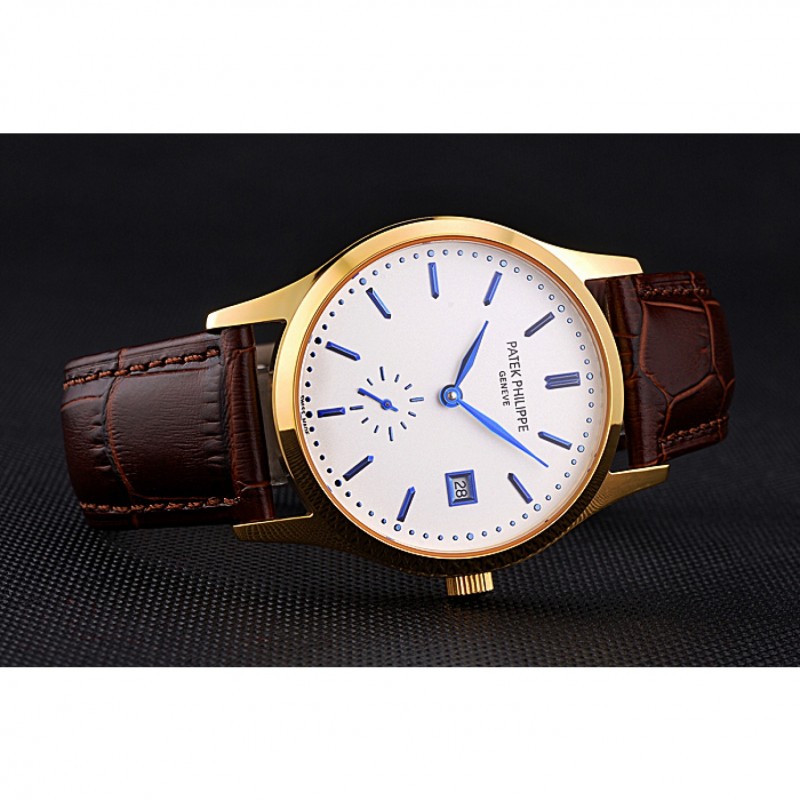 Patek Philippe Calatrava 622844 Replica Watch Automatic Movement 18K Yellow Gold Plated Case