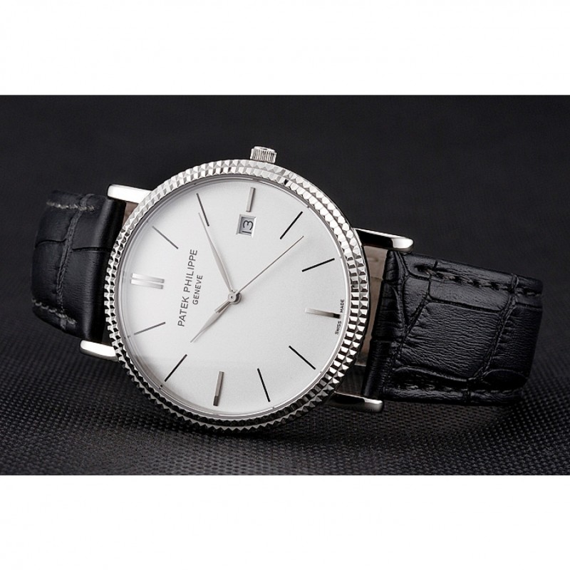 Patek Philippe Calatrava 15202ST.OO.1240ST.01 Quartz | Men's Watch | White Dial | Black Band