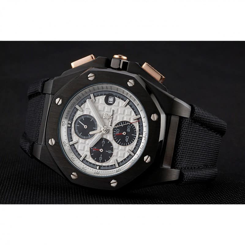Audemars Piguet RO Offshore 621432 Quartz Japanese Silver Dial Replica Watch