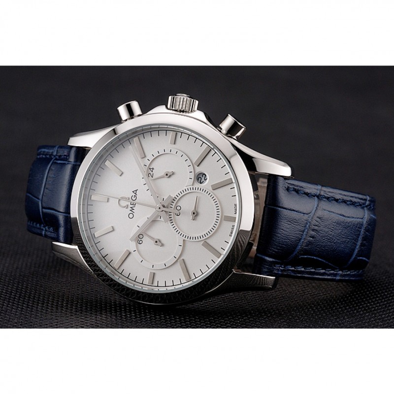 Omega Chronograph Watch, 15202ST.OO.1240ST.01, Automatic, White Dial, Replica Watch