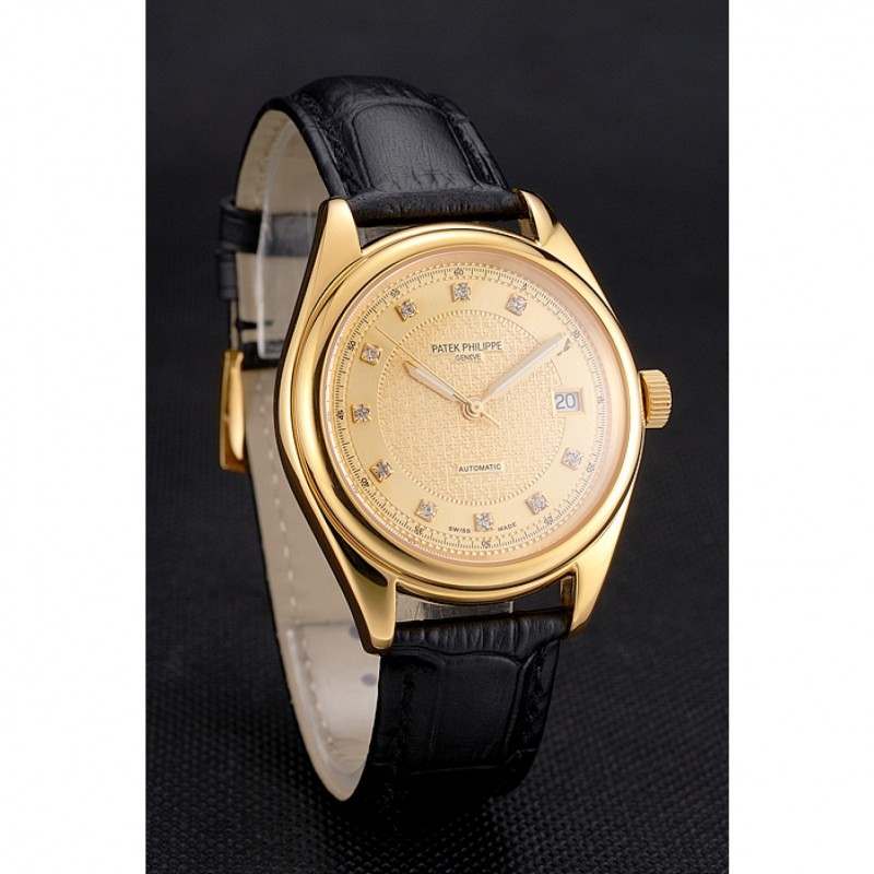 Patek Philippe Calatrava Automatic 18k Yellow Gold Replica Watch, Model 15202ST.OO.1240ST.01