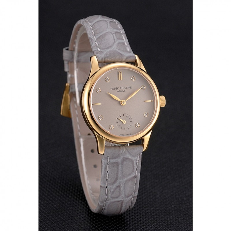 Patek Philippe Calatrava Replica Watch, Quartz Movement, 18K Yellow Gold Case, Model