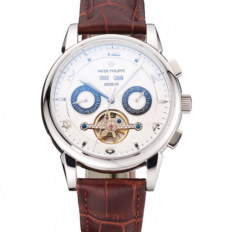 15202ST.OO.1240ST.01 - Patek Philippe Perpetual Complications Automatic Men's Watch - White Dial