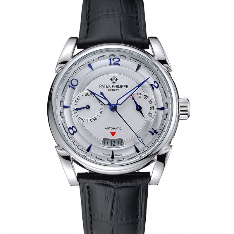 - PATEK PHILIPPE 1454237 - Automatic Replica Watch - Polished Stainless Steel - White Dial