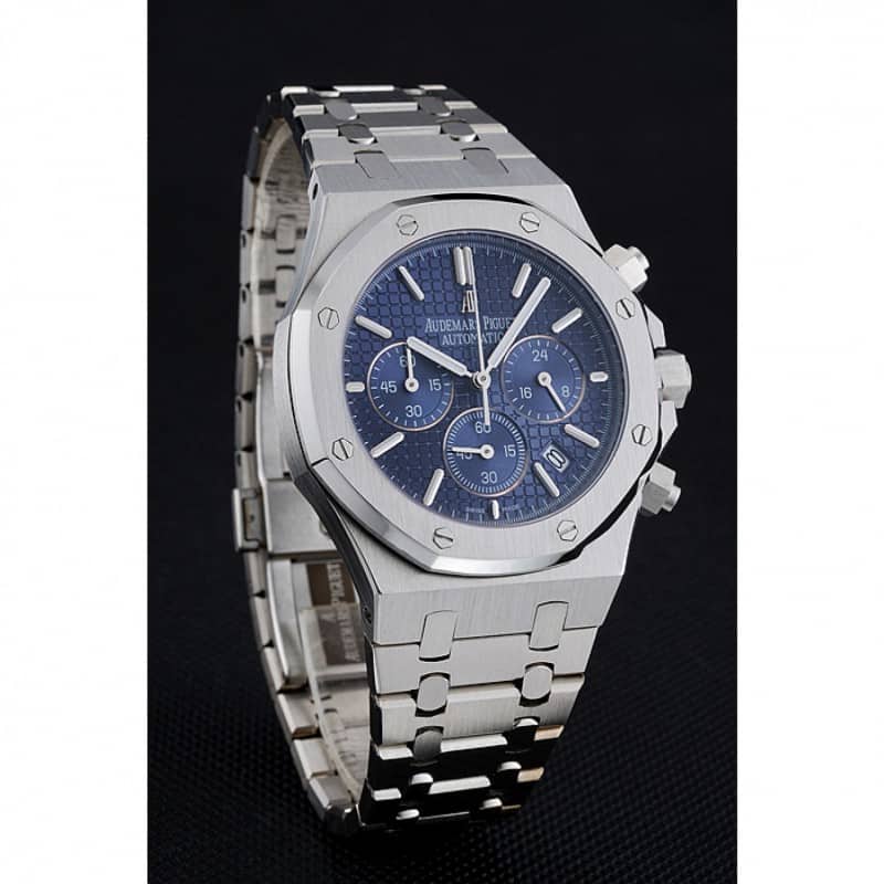 -APRO-ROA1454028 - Audemars Piguet Royal Oak Chronograph - Blue Dial - Men's Quartz Watch