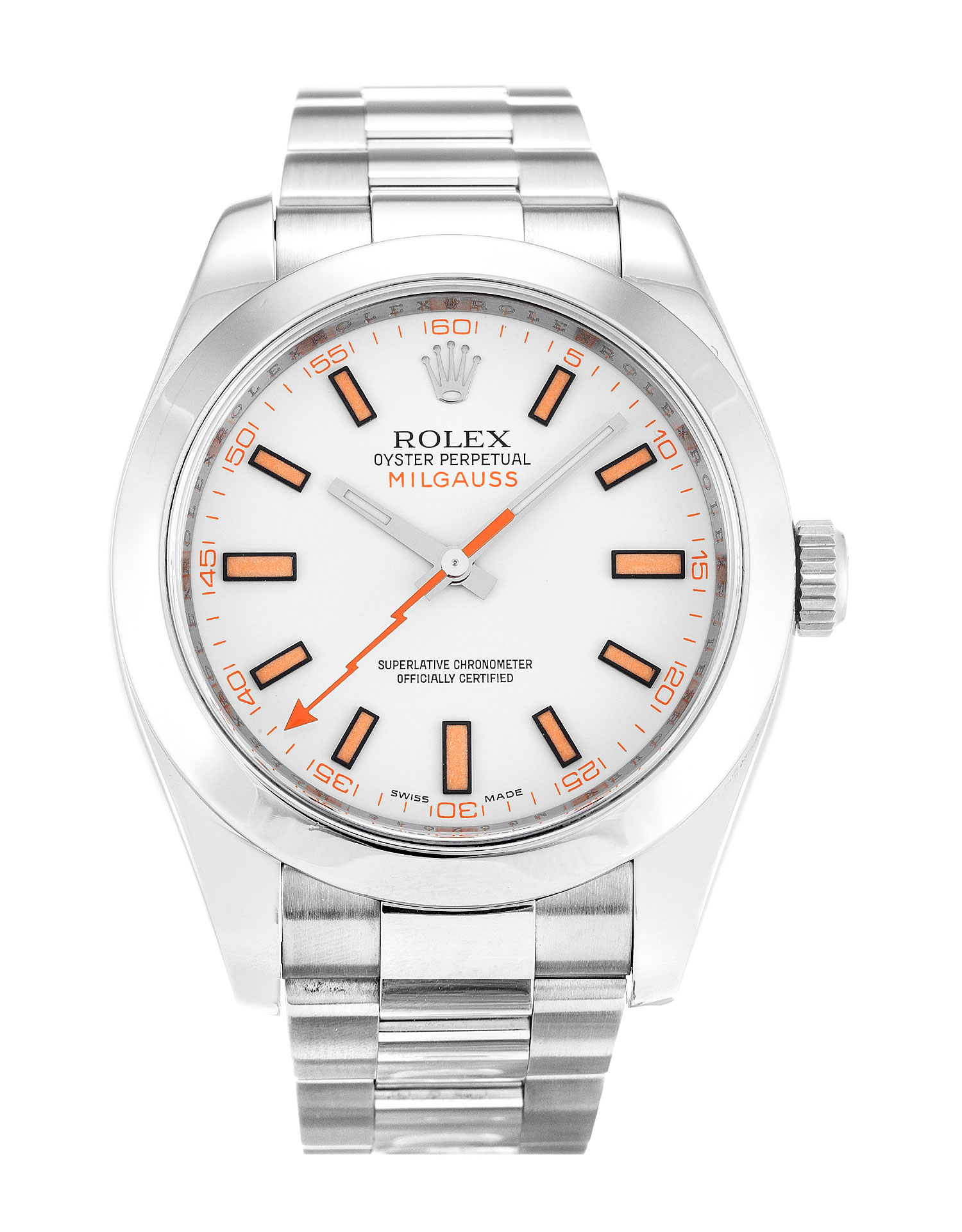 Rolex Milgauss 116400 | Automatic | Steel | 40 MM | Baton Dial | Mens Watch