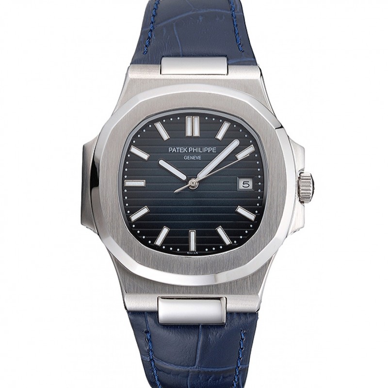 Patek Philippe NAUTILUS Automatic Replica Watch, Japanese Movement, Silver Dial, Steel Case