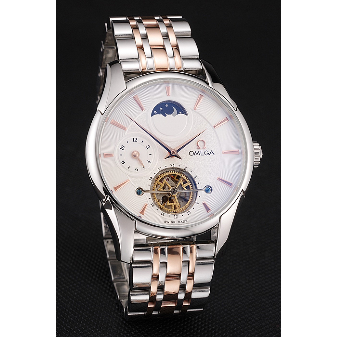 Omega De Ville - Automatic - White Dial - Men's Watch - 55 x 45 mm - Japanese Quality - Replica