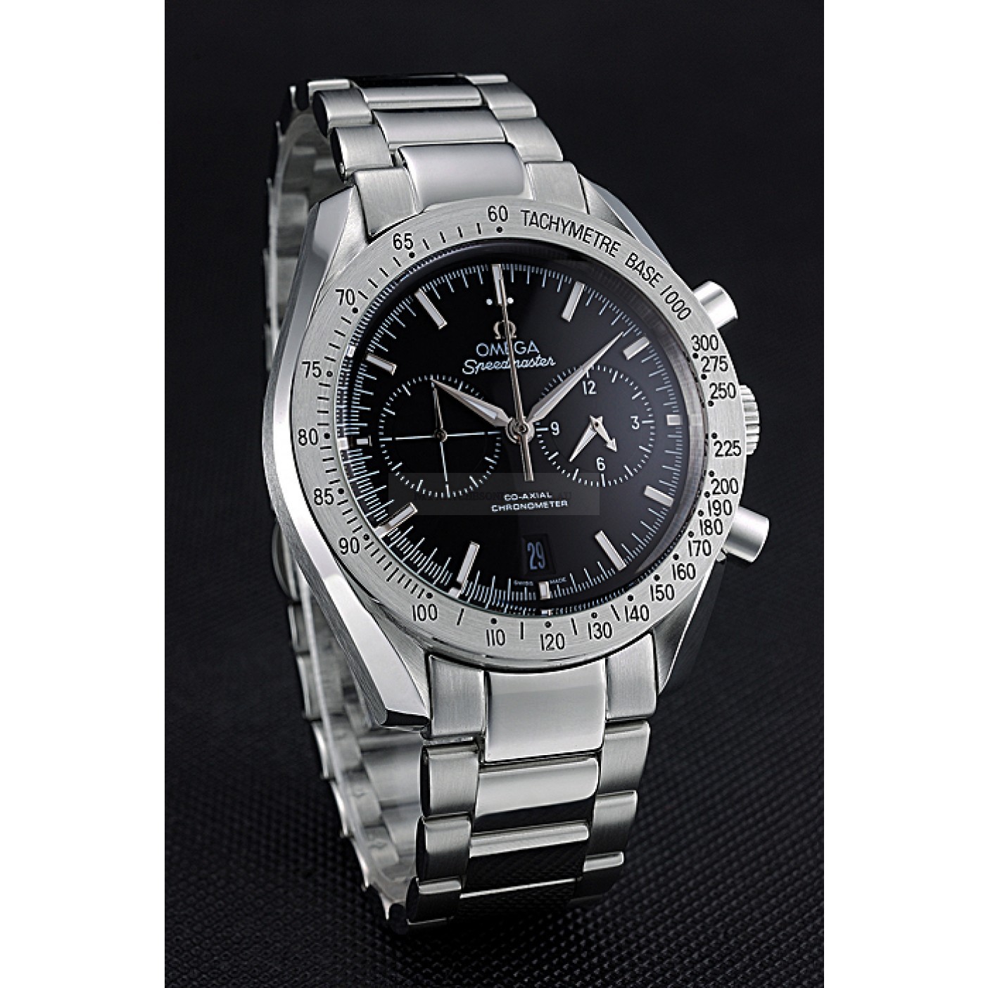 Omega Speedmaster Quartz Replica, Black Dial, Stainless Steel Case, 622799ST.OO.1240ST.01 Watch