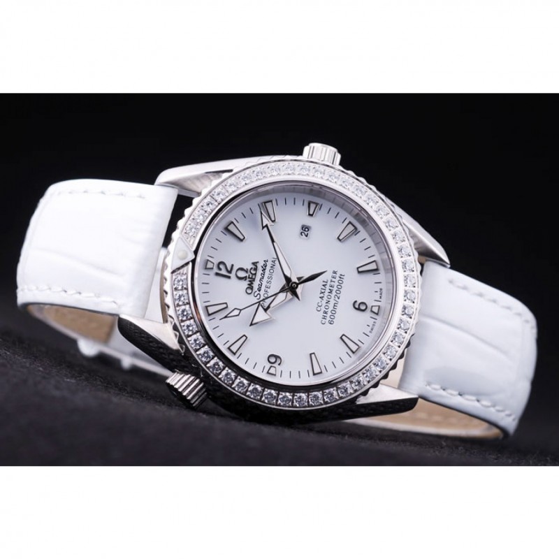 Omega Seamaster OM163 | Quartz Battery | Polished Stainless Steel | Replica Watch